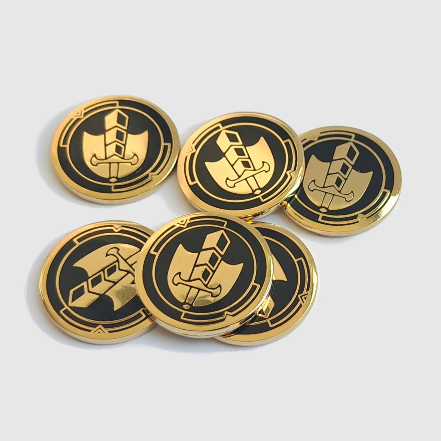 Riftbound TCG compatible Buff Token Set – Blue Oni Games